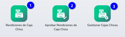 iconos caja chica